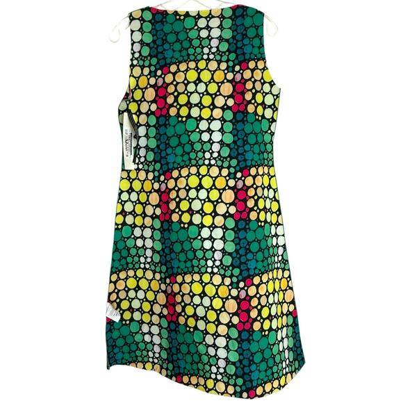 Animapop Abstract Print Reversible Sleeveless A-Line Dress Artsy Sz Medium NWT - Picture 4 of 16